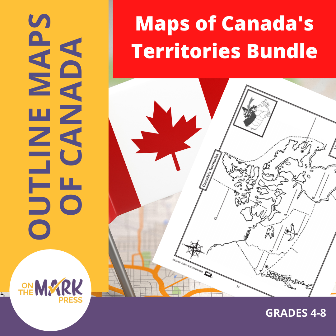 Maps of Canada's Territories $avings Bundle! Grades 4-8