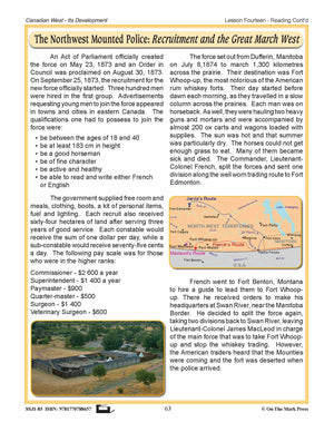 The Northwest Mounted Police Lesson Grades 7-8