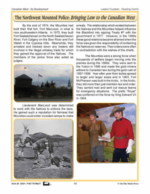 The Northwest Mounted Police Lesson Grades 7-8