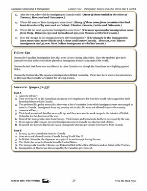 Immigration Before & After World War II Gr. 4-8
