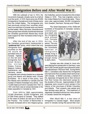 Immigration Before & After World War II Gr. 4-8