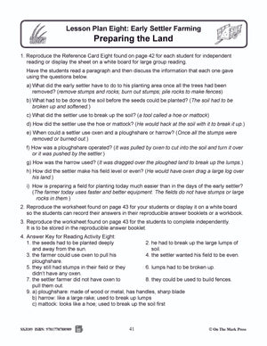 Early Settler Farming - 7 Lesson $avings Bundle!