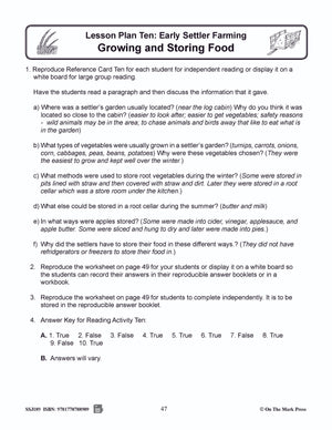 Early Settler Farming - 7 Lesson $avings Bundle!