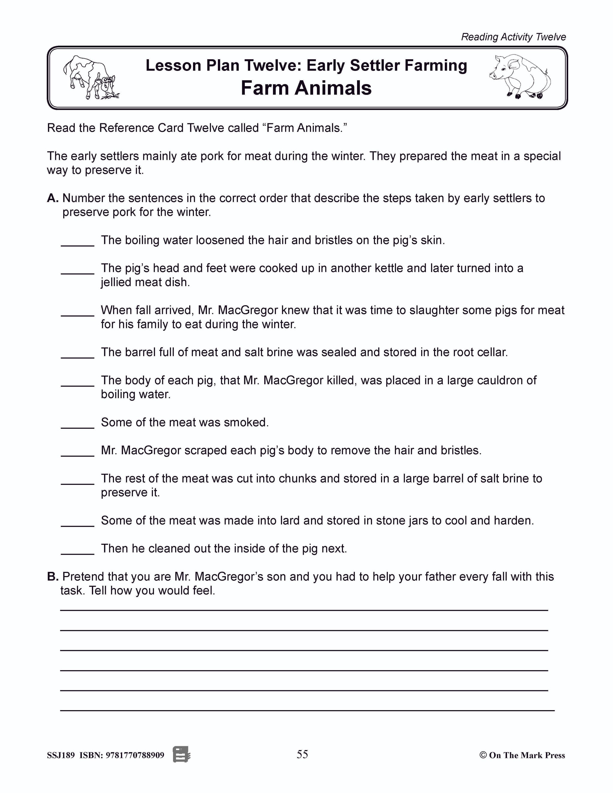 Early Settler Farming - 7 Lesson $avings Bundle!