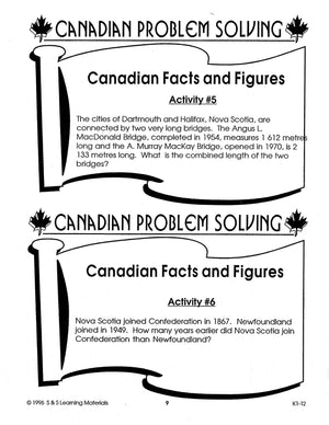 Canadian Problem Solving Grades 4-6
