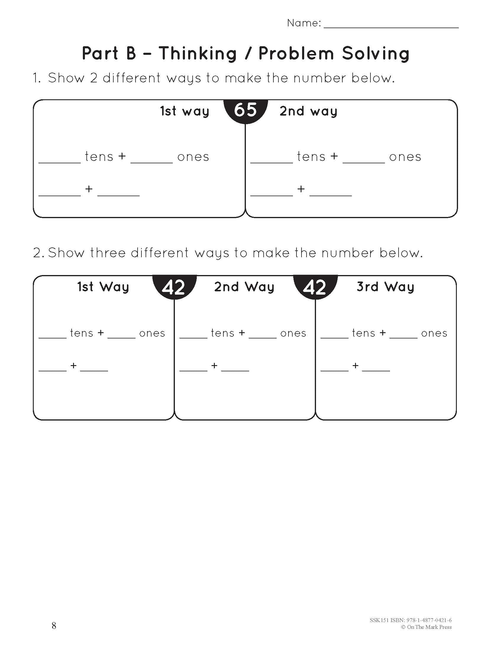 A Year of Grade 2 Math Assessments