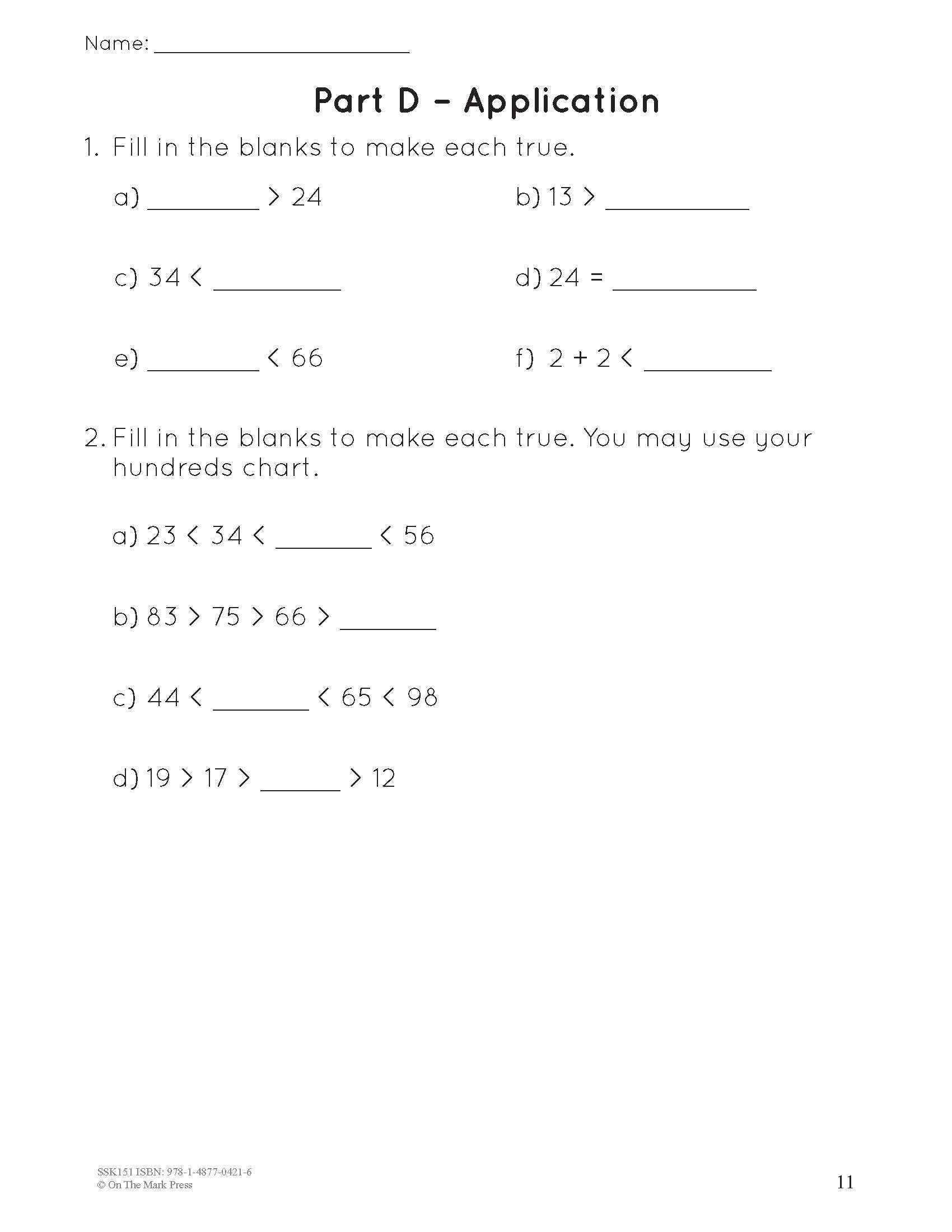 A Year of Grade 2 Math Assessments