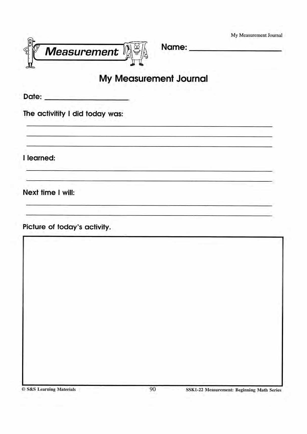 Area Activities Grades 1-3