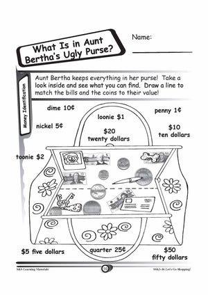 Identifying Canadian Money Grades K-3 Worksheets