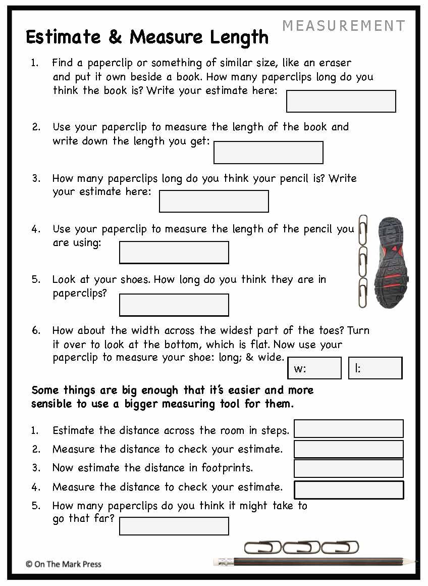 Canadian Measurement Lesson Plans & Activities Grade 1