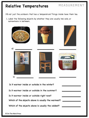 Canadian Measurement Lesson Plans & Activities Grade 1