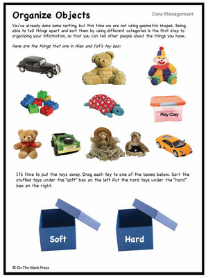 Canadian Data Management Lesson Plans & Activities Grade 1