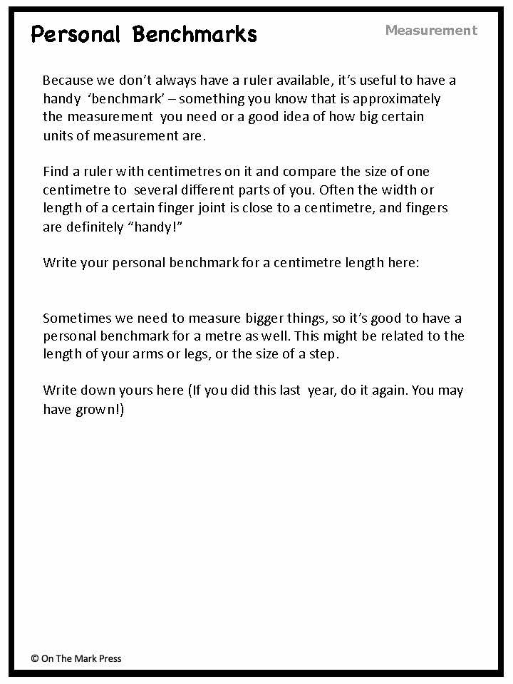 Canadian Measurement Lesson Plans & Activities Grade 2