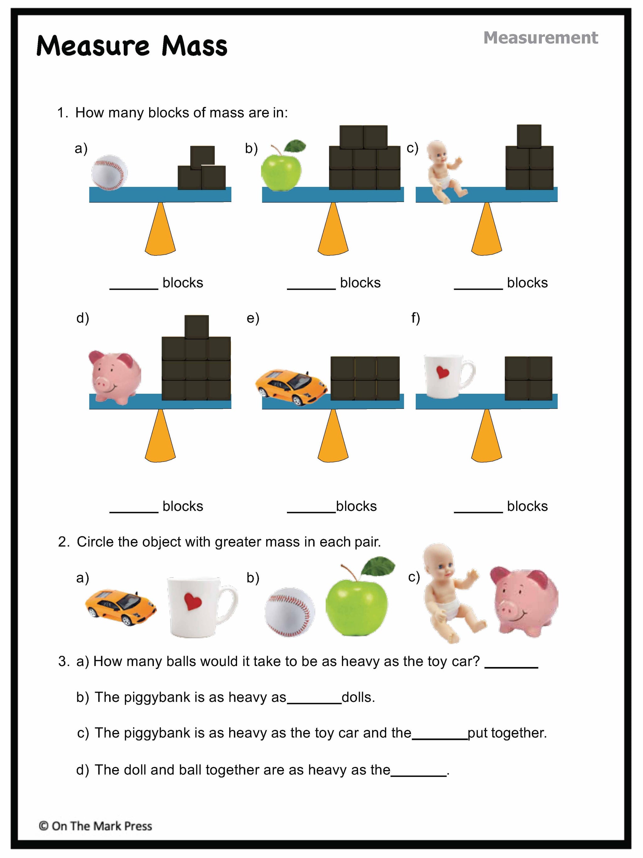 Canadian Measurement Lesson Plans & Activities Grade 2