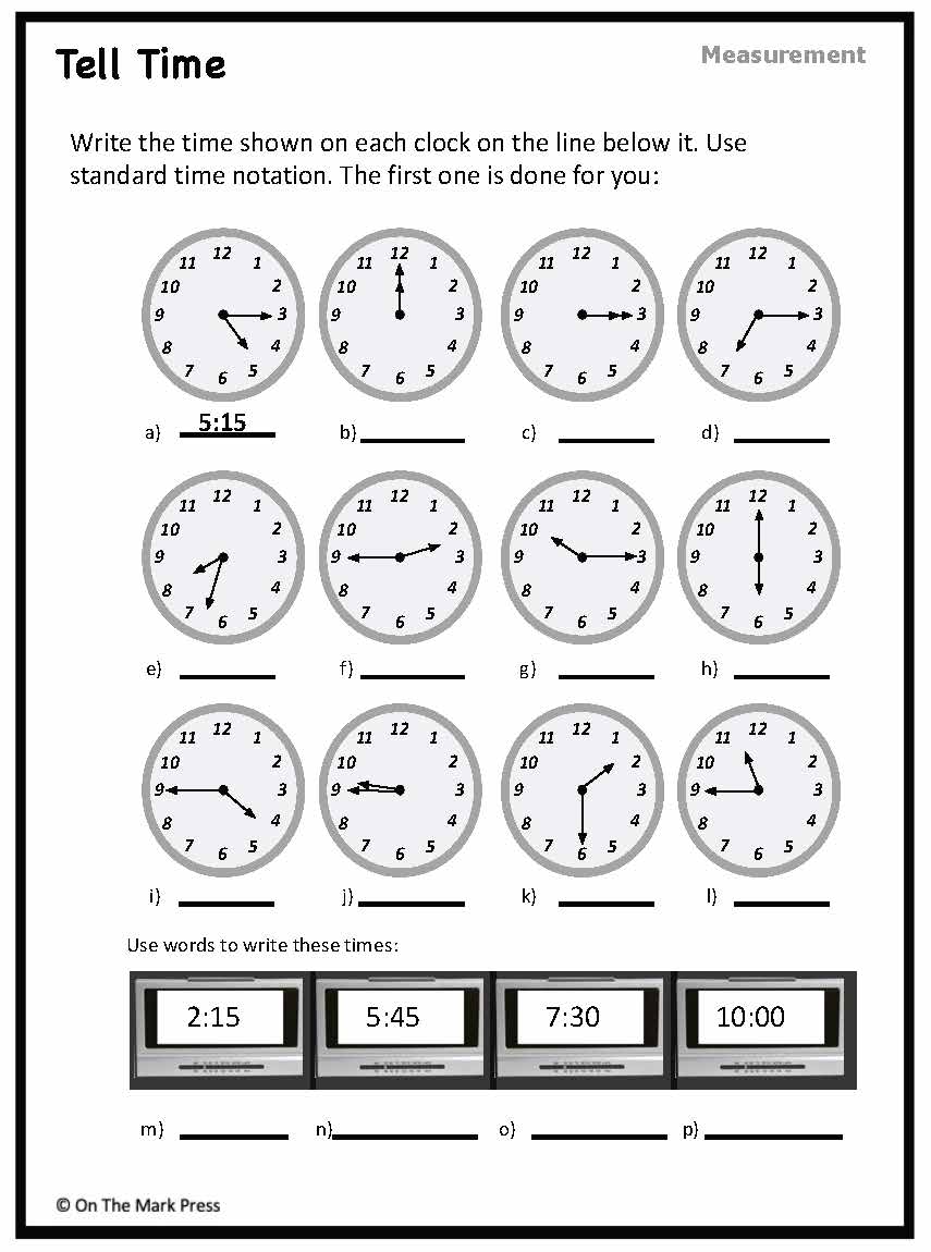 Canadian Measurement Lesson Plans & Activities Grade 2