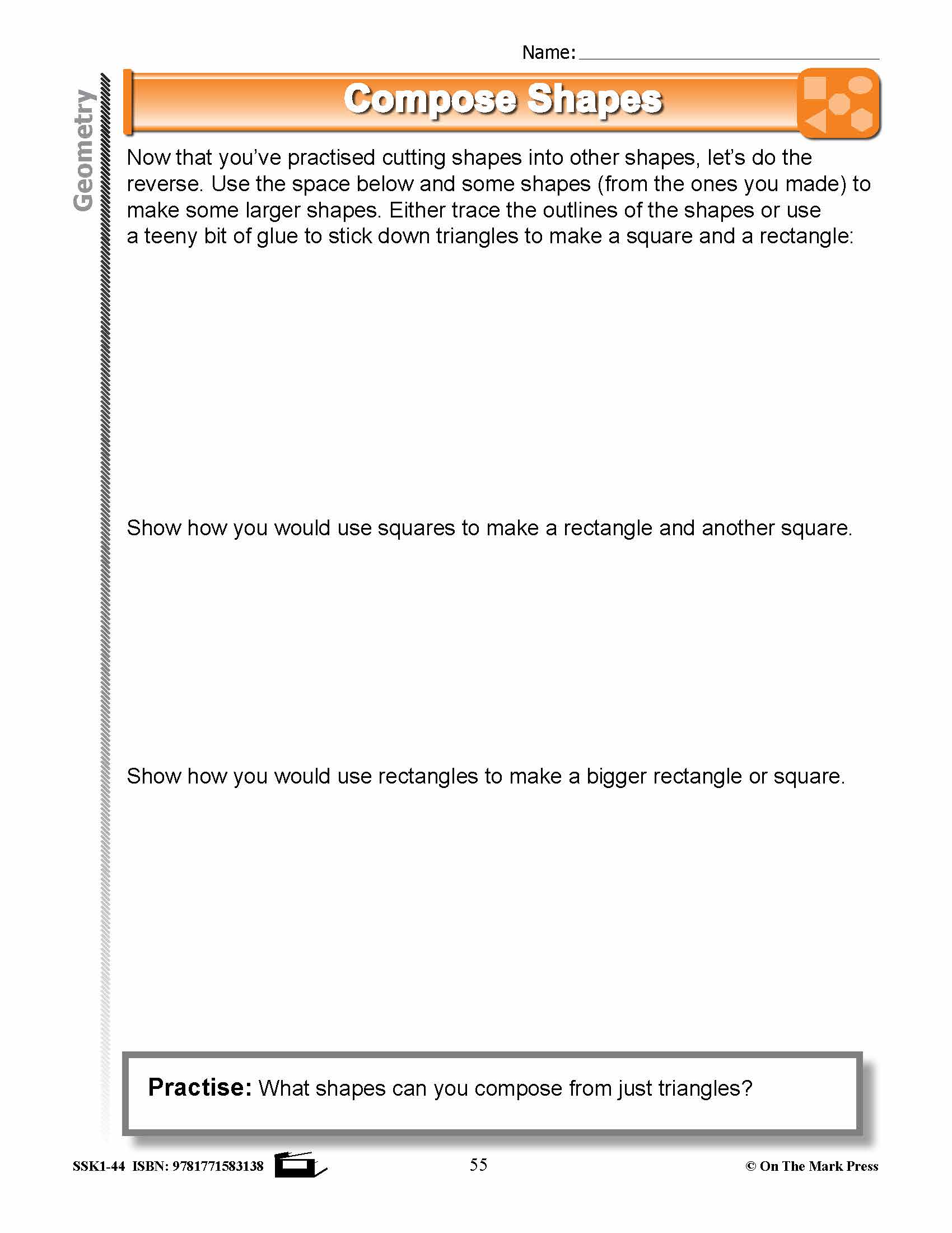 Canadian Geometry Lesson Plans & Activities Grade 2