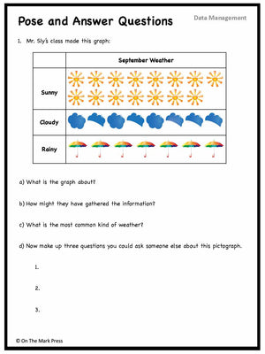 Canadian Data Management Lesson Plans & Activities Grade 2