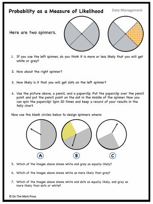 Canadian Data Management Lesson Plans & Activities Grade 2
