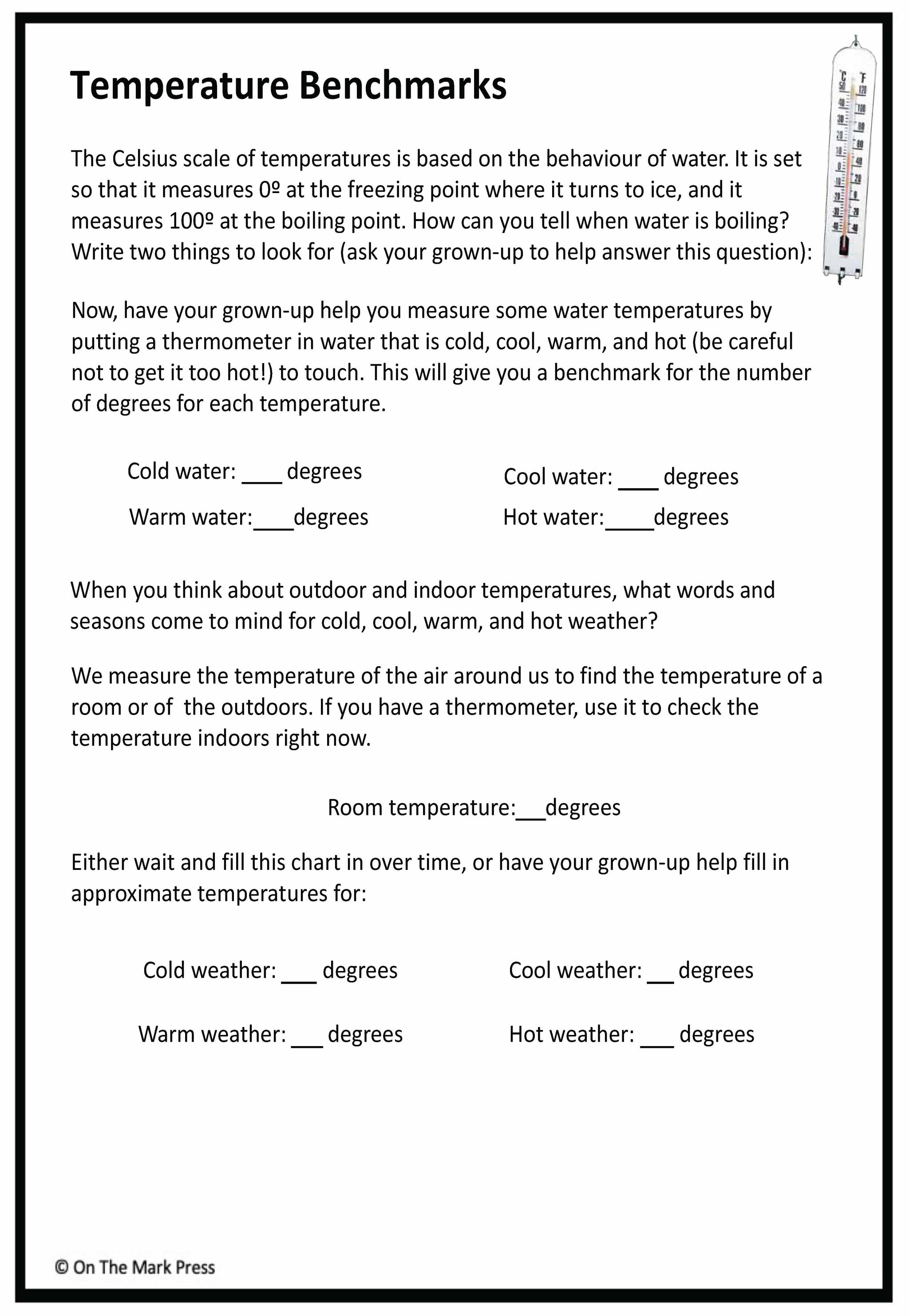 Canadian Measurement Lesson Plans & Activities Grade 3