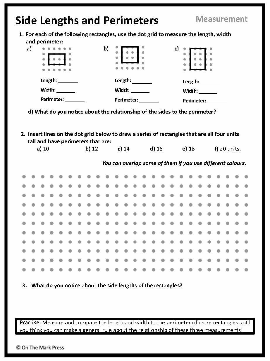 Canadian Measurement Lesson Plans & Activities Grade 4