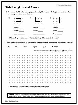 Canadian Measurement Lesson Plans & Activities Grade 4