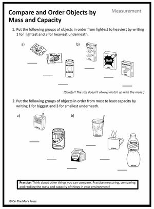 Canadian Measurement Lesson Plans & Activities Grade 4