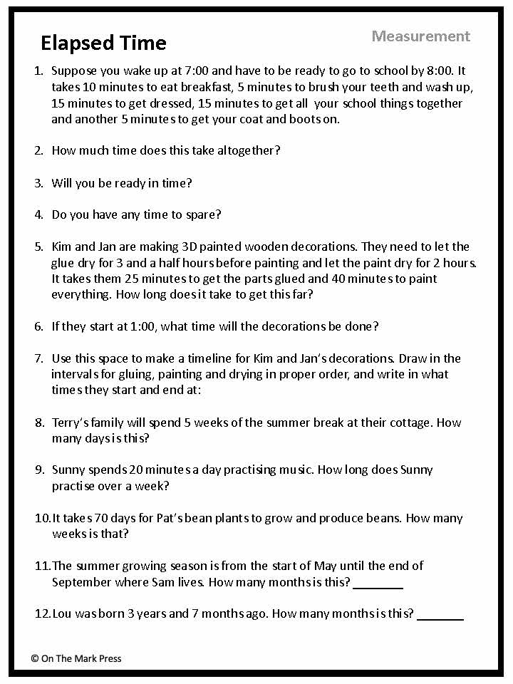 Canadian Measurement Lesson Plans & Activities Grade 4