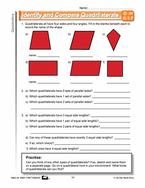 Canadian Geometry Lesson Plans & Activities Grade 4
