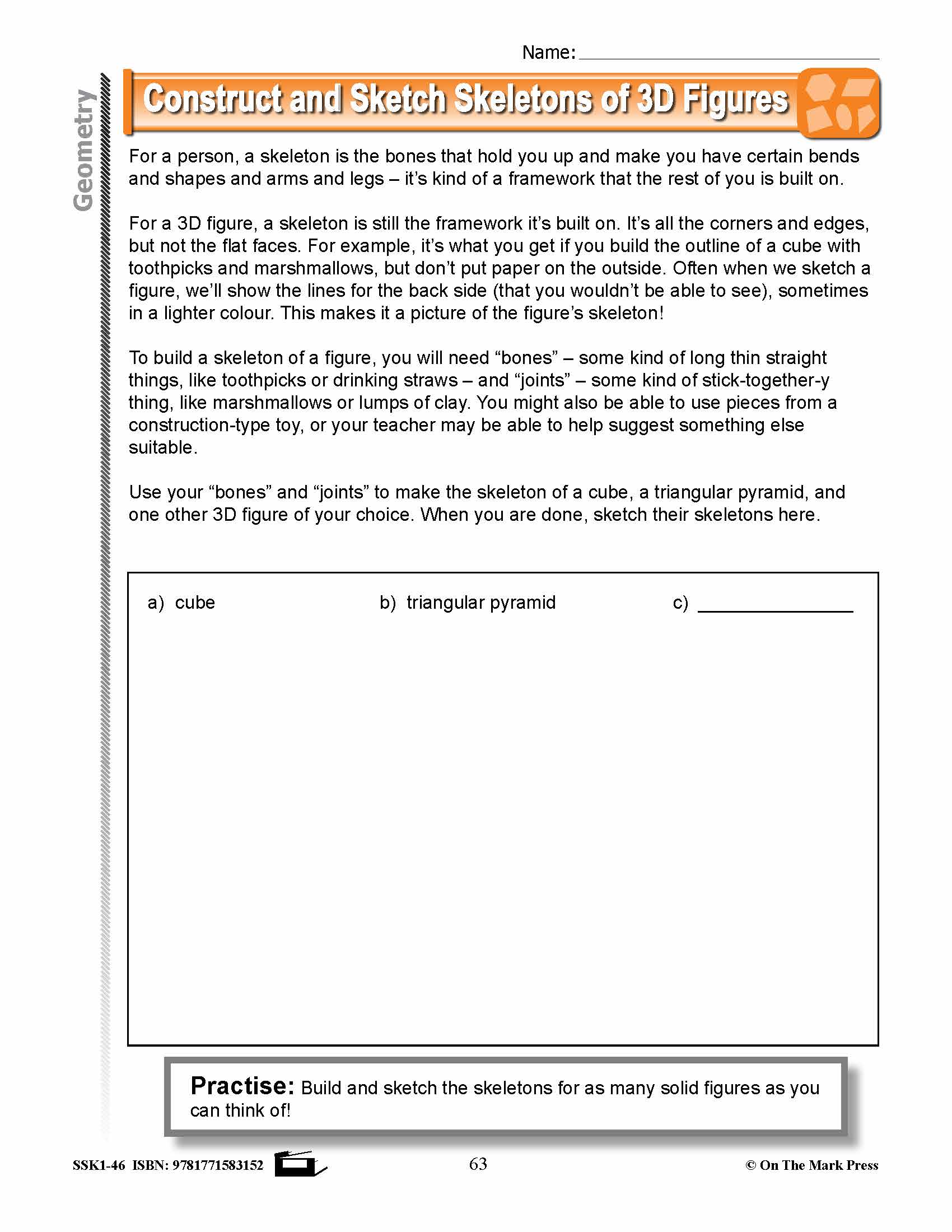 Canadian Geometry Lesson Plans & Activities Grade 4