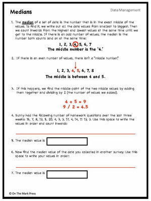 Canadian Data Management Lesson Plans & Activities Grade 4