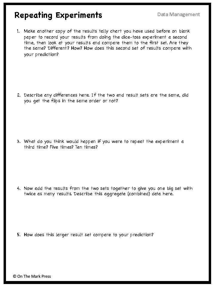 Canadian Data Management Lesson Plans & Activities Grade 4