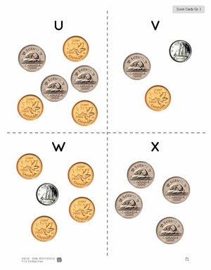 Canadian Money - "Scoot" Game Grades 1-2