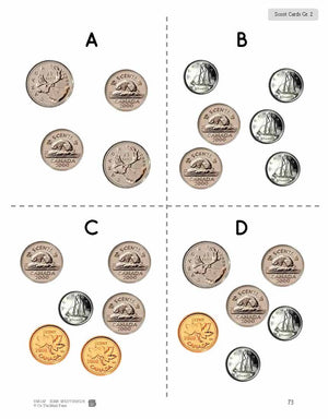 Canadian Money - "Scoot" Game Grades 1-2
