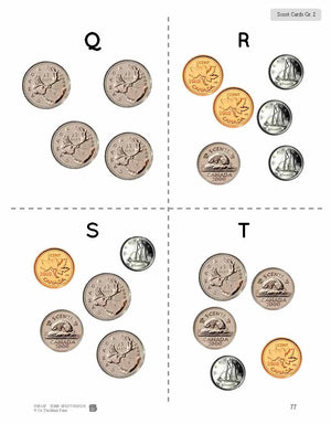 Canadian Money - "Scoot" Game Grades 1-2