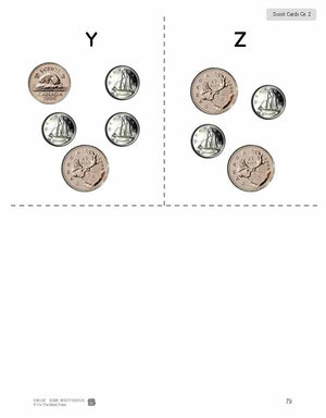 Canadian Money - "Scoot" Game Grades 1-2
