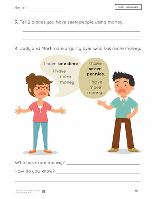 Canadian Money Grade 1 Assessment
