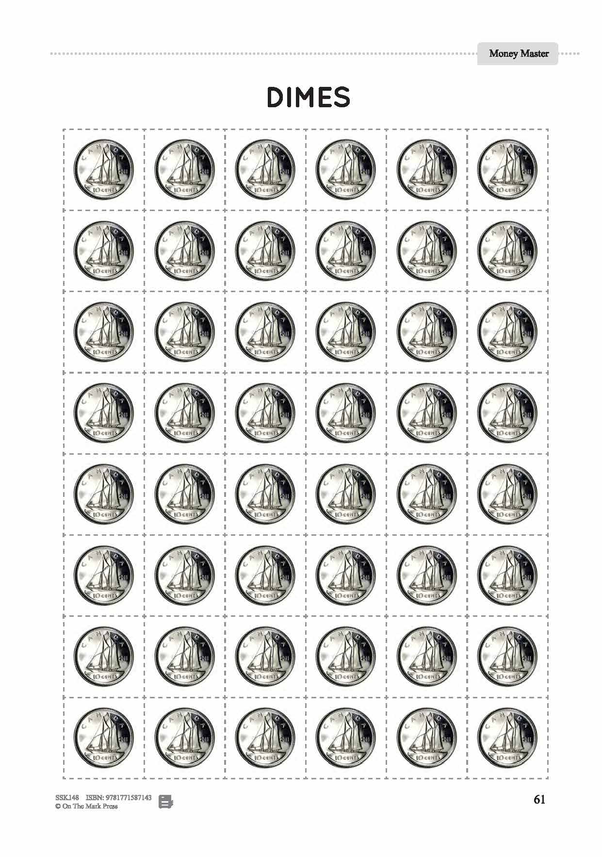 Canadian Money: Show Me the Money Grade 3: 4 Worksheets & Money Masters