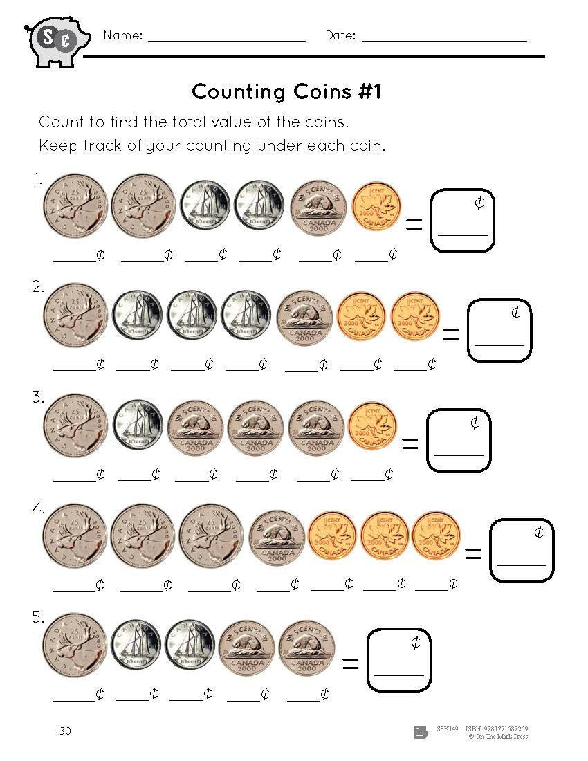 Canadian Money Big Book Grades 1-3