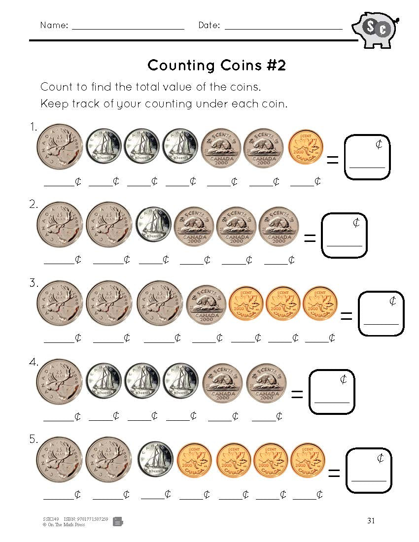 Canadian Money Big Book Grades 1-3