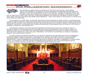 Canadian Government Lesson: Our Parliamentary Government Grades 5+