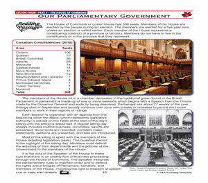 Canadian Government Lesson: The House of Commons Grades 5+