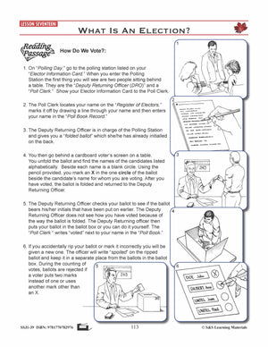 Canadian Government Lessons: What Is An Election? Gr. 5-8