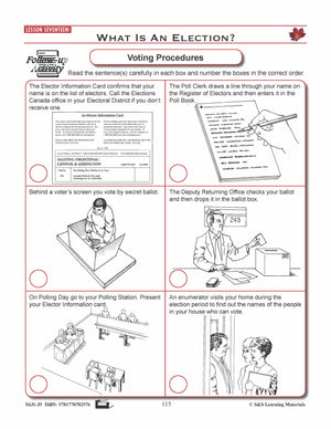 Canadian Government Lessons: What Is An Election? Gr. 5-8