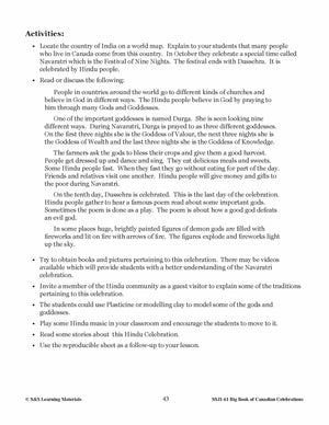 Navaratri and Dussehra Gr. 1-3 E-Lesson Plan