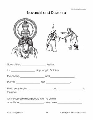 Navaratri and Dussehra Gr. 1-3 E-Lesson Plan