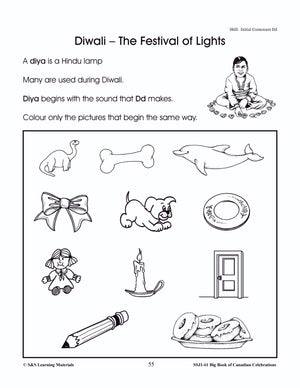 Diwali - The Festival Of Lights Gr. 1-3 Teacher Directed Lesson & Activities