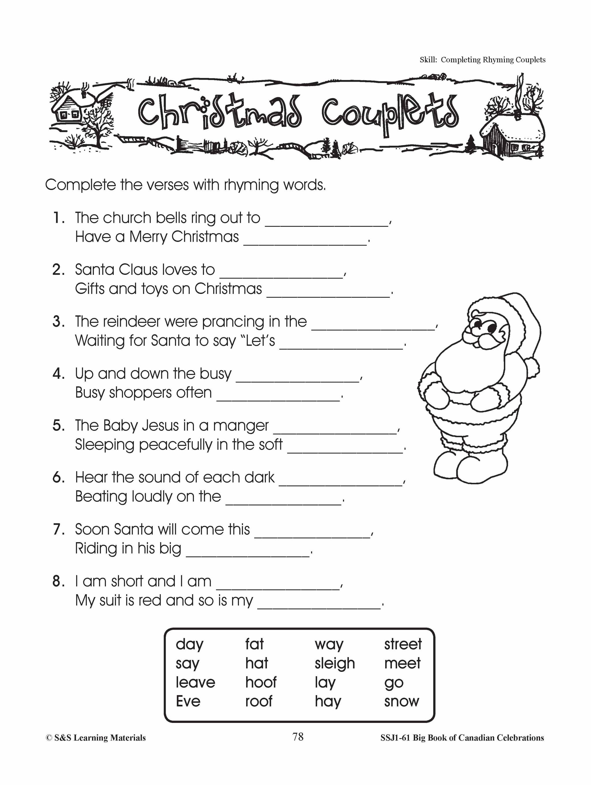 Christmas Grades 1-3 Teacher Directed Lesson & Activities
