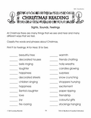 Christmas Grades 1-3 Teacher Directed Lesson & Activities