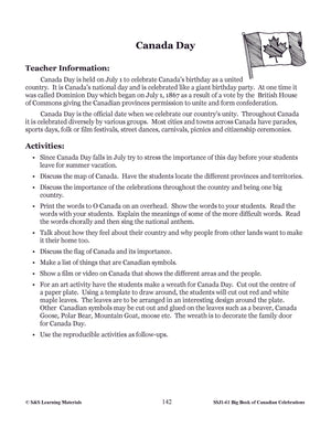 Canada Day Activity Gr. 1-3