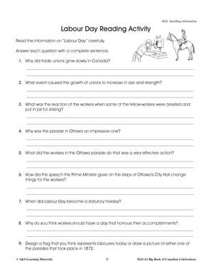 Labour Day Gr. 4-6  E-Lesson Plan